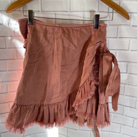 Free People FP One Tuxedo Mini Skirt Sz 4 - Picture 3 of 7